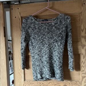 Velvet Monochrome Knit Top